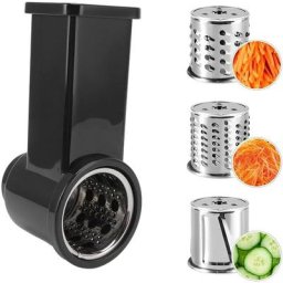 Prénfle - Accessoires pour Hachoir à Légumes pour Kitchenaid, Trancheuse à Légumes En Acier