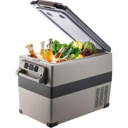 Glaciere Electrique Voiture, 45W, Refrigerateur Portable a Compression,45L, Mini Frigo, 69x35x46