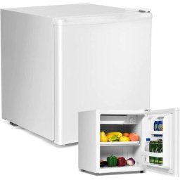 Costway - Mini Réfrigérateur Silencieux 46L Table Top Intégrable Blanc 47 x 45 x 50 cm (l x l x h)
