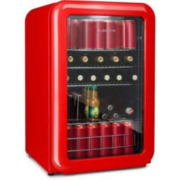 Klarstein - Réfrigérateur à boissons PopLife 0-10°C design rétro - Rouge