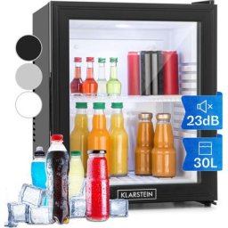 Klarstein - MKS-13 Minibar mini-réfrigérateur 3 niveaux de température Volume : 30 l 23 dB Porte
