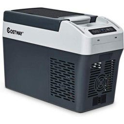 12L Mini Frigo/Glacière Électrique Portable pour Voiture, avec Panneau de Commande led - Costway