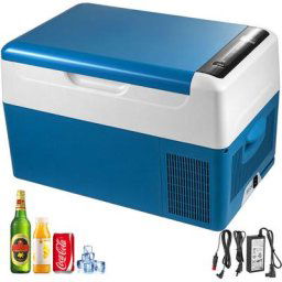 Mini Refrigerateur de Voiture 22L Mini Frigo Portable Electrique 45W avec Panneau Numerique -20 a
