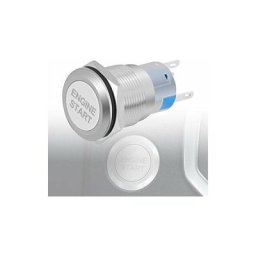 Bouton poussoir de démarrage du moteur, bouton de commutateur de démarreur d'allumage de voiture