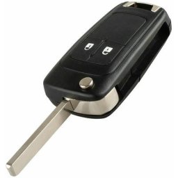 GP - De La Coque De La Cle a Rabat Pliable a 2 Boutons Avec Lame Non Coupee Pour Vauxhall Opel