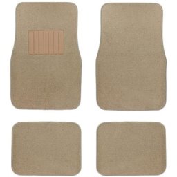 Tapis auto universel moquette beige ( 4 pièces )