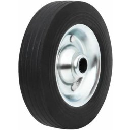 Roue de jauge Ø20x5 cm caoutchouc solide et acier Vidaxl