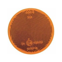 Cyclingcolors - Catadioptre rond orange 75mm avec boulon de fixation M5x19 au culot réflecteur