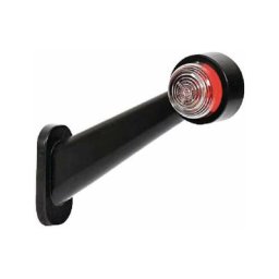 Cyclingcolors - Feu de gabarit 12V 24V remorque camion tracteur rouge + blanc 156mm latéral droit