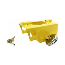 Hyfive - Le Verrouillage de l'attelage pour Caravane/remorque Robuste en Acier avec Cadenas