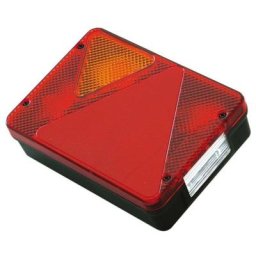 Aj.ba - Feu 6 fonctions - ajba RL84 - Droit avec éclaireur de plaque