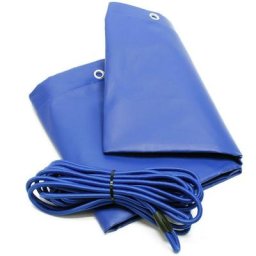 Helloshop26 - Bâche de protection plate remorque 257,5 cm avec tendeur imperméable - Or