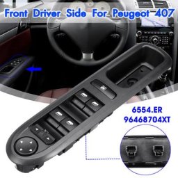 1x Interrupteur de Rétroviseur électrique - Coté Conducteur Pour Peugeot 407 6554.ER