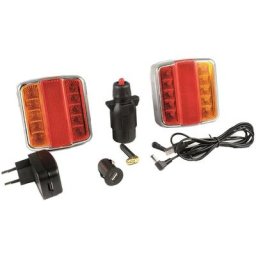 Feux arrière de remorque IP65 Goodyear 4 fonctions : Position, Frein, Clignotants et