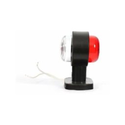 Cyclingcolors - Feu de gabarit 12V 24V remorque camion tracteur rouge + blanc 95mm latéral droit ou