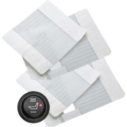 Dometic Group - Chauffage pour siège 12 v 9600000393 blanc pour deux sièges, 2 niveaux de chauffage