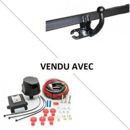 Imiola - Attelage Renault Clio 4 Break (03/13-12/19) Col de cygne + faisceau universel 7 broches +