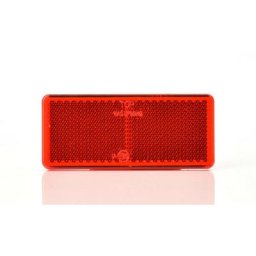 Catadioptre adhesif rectangle rouge