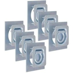 Vidaxl - Anneau d'arrimage pour remorque 6 pcs Acier galvanisé 2000 kg Argent