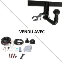 Attelage Renault Arkana y compris RS-Line & Hybride (09/20-) Col de cygne + faisceau universel 7