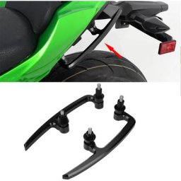 Kit de Rail de siège de barre d'appui arrière de passager de moto en aluminium cnc pour Kawasaki