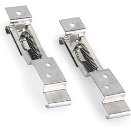 Leisei - PULABOClips de Plaque d'immatriculation de remorque support Pair en Acier Inoxydable à