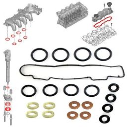 Kit joint injecteur 1.6hdi avec joint de collecteur d'admission et joint de cache culbuteur