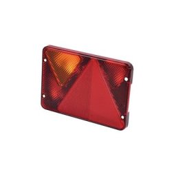 Meca24 - Cabochon lanterne gauche de remorque ajba rl 80 - 6 fonctions : Position, stop, éclairage