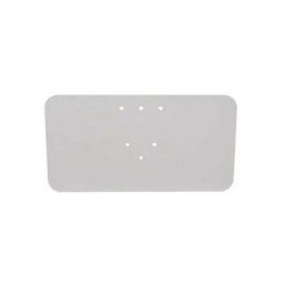Cyclingcolors - Support porte plaque d'immatriculation 240 x 130mm pvc blanc remorque tracteur