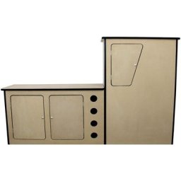Vw T4 Transporter pour Caravane Camper Van de Cuisine unité Pod, 18 mm en mdf et Construit en