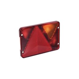 Meca24 - Cabochon lanterne droit de remorque ajba rl 80 - 6 fonctions - Position, stop, éclairage
