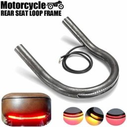 175mm led Cafe Racer Hoop Seat Boucle Tracker End Upswept Seat Loop Large Avec Clignotant