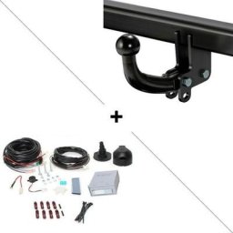 Audi - Attelage Q3 y compris S-Line (10/11-06/18) Col de cygne + faisceau universel 7 broches +