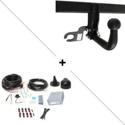 Attelage Peugeot Expert ii (03/07-04/16) Col de cygne + faisceau universel 7 broches + boitier