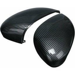 Tumalagia - Convient pour Ford Fiesta MK7 09-17 boîtier de couverture de rétroviseur en Fiber de