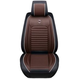 5 Places Housses de siège de Voiture Universel Café TM-0287