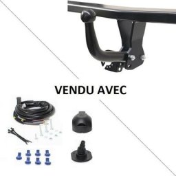 Ford - Attelage Nissan X-Trail (09/01-05/07) Col de cygne + faisceau universel 7 broches