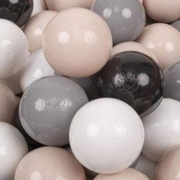 300 Balles/7Cm Balles Colorées Plastique Pour Piscine Enfant Bébé Fabriqué En eu, Beige