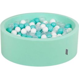 90X30cm/300 Balles ∅ 7Cm Piscine à Balles Pour Bébé Rond Fabriqué En ue, Menthe: Turquoise