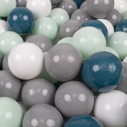 100 Balles/7Cm Balles Colorées Plastique Pour Piscine Enfant Bébé Fabriqué En eu, Turquoise