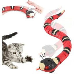 Jouet interactif pour chat, serpent à détection intelligente, en mouvement, rechargeable détecte