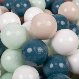 50 Balles/7Cm Balles Colorées Plastique Pour Piscine Enfant Bébé Fabriqué En eu, Turquoise