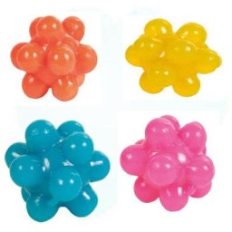 Set de balles avec bosses 4 pièces Dimensions: ø 3,5 cm pour chat. Trixie Multicolor