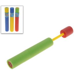 Water Fun - Pistolet a eau mousse ø5x44,5cm couleurs assorties. euro/u