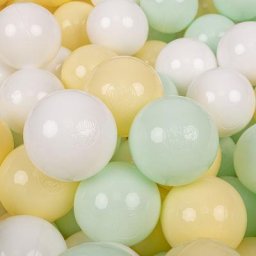 100 Balles/7Cm Balles Colorées Plastique Pour Piscine Enfant Bébé Fabriqué En eu, Jaune