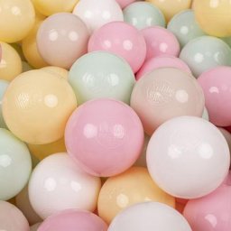 200 Balles/7Cm Balles Colorées Plastique Pour Piscine Enfant Bébé Fabriqué En eu, Beige