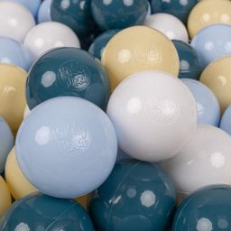 KiddyMoon 200 Balles/7Cm Balles Colorées Plastique Pour Piscine Enfant Bébé Fabriqué En EU,