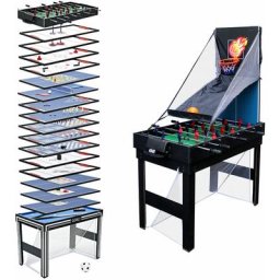 Table multi-jeux 20 en 1 - black