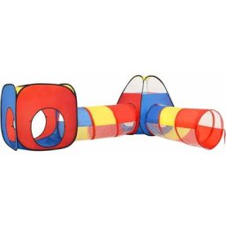 Tente de jeu pour enfants Multicolore 190x264x90 cm vidaXL - Rouge