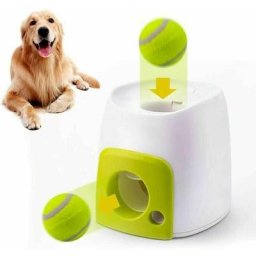 Lanceur automatique de balles interactives pour chiens - Machine à récompense alimentaire - Machine